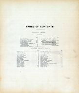 Table of Contents, Decatur County 1905